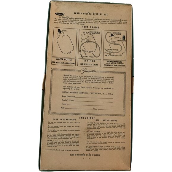 Davol Comfy Red Rubber Water Bottle - Picture 2 of 8